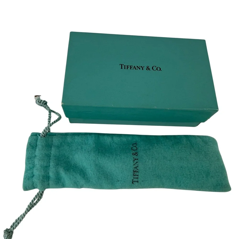 Tiffany & Co Sterling Silver Etched Floral Rollerball Pen Germany 925 with Box